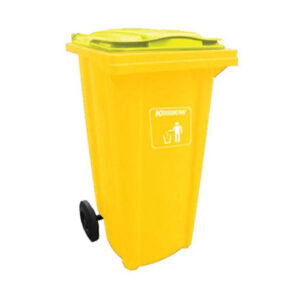 Tempat Sampah Plastik Dustbin New Eco Krisbow 240 Ltr - Kuning-0