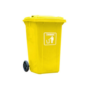 Tempat Sampah Outdoor Krisbow 100 Ltr Frwb100y2 - Kuning-0