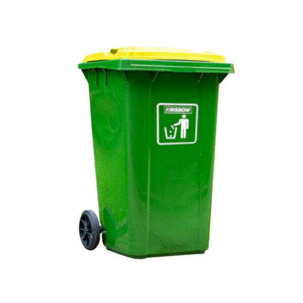 Tempat Sampah Outdoor Krisbow 100 Ltr Frwb100g2 - Hijau-0