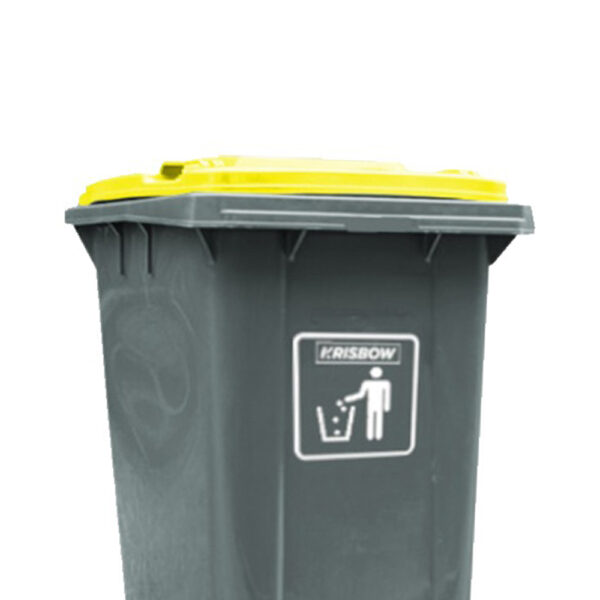 Tempat Sampah Outdoor Krisbow 100 Ltr Frwb100gy2 - Abu-39729
