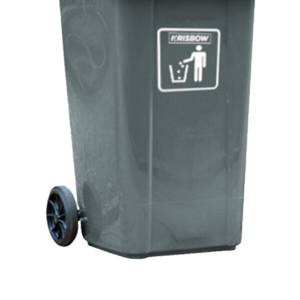 Tempat Sampah Outdoor Krisbow 100 Ltr Frwb100gy2 - Abu-39730