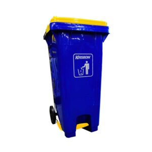Tempat Sampah Warna Biru 240 liter KRISBOW KW1801275-0