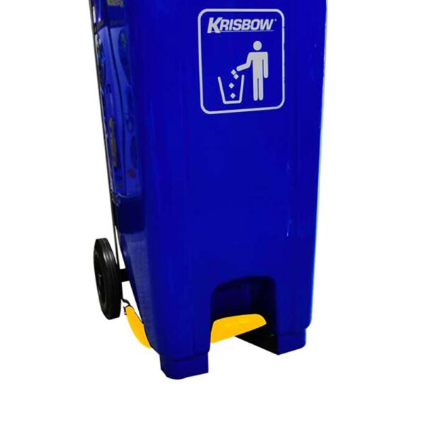 Tempat Sampah Warna Biru 240 liter KRISBOW KW1801275-39734