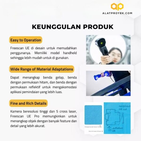 3D Scanner Shining 3D Metrology Freescan UE PRO-39816