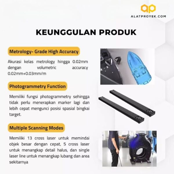 3D Scanner Shining 3D Metrology Freescan UE PRO-39817