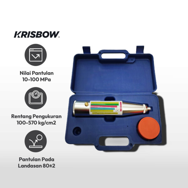 Concrete Tester Hammer Krisbow Qpcct3-39929