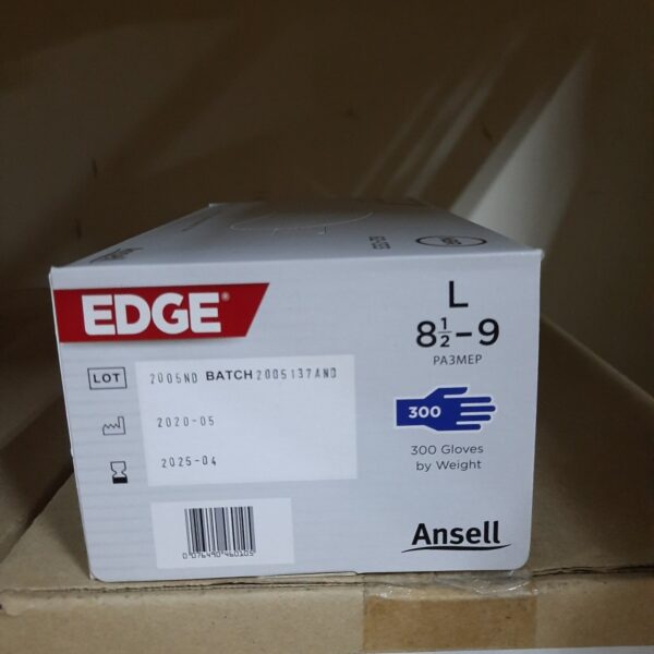 Ansell Edge Blue Disposable Gloves Nitrile Powder Free 82 - 133-39969