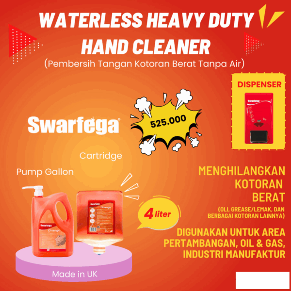 Waterless Heavy Duty Hand Cleaner Swarfega 4L-39974
