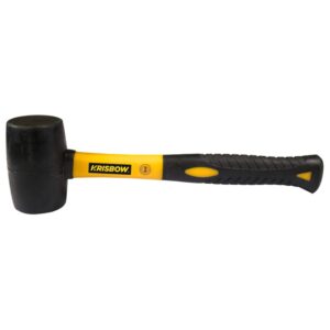 Rubber Hammer Krisbow 16 OZ Black LRRHB16