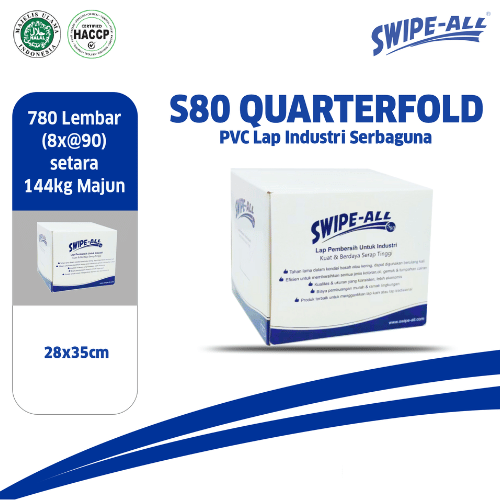 Swipe All S80 Quarter Fold White 79940