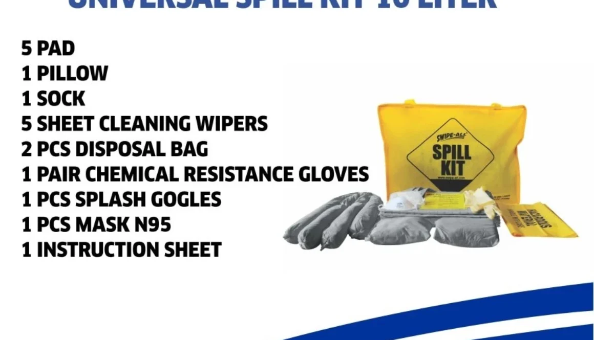 Universal Spill Kit 10 Liter Swipe All U10