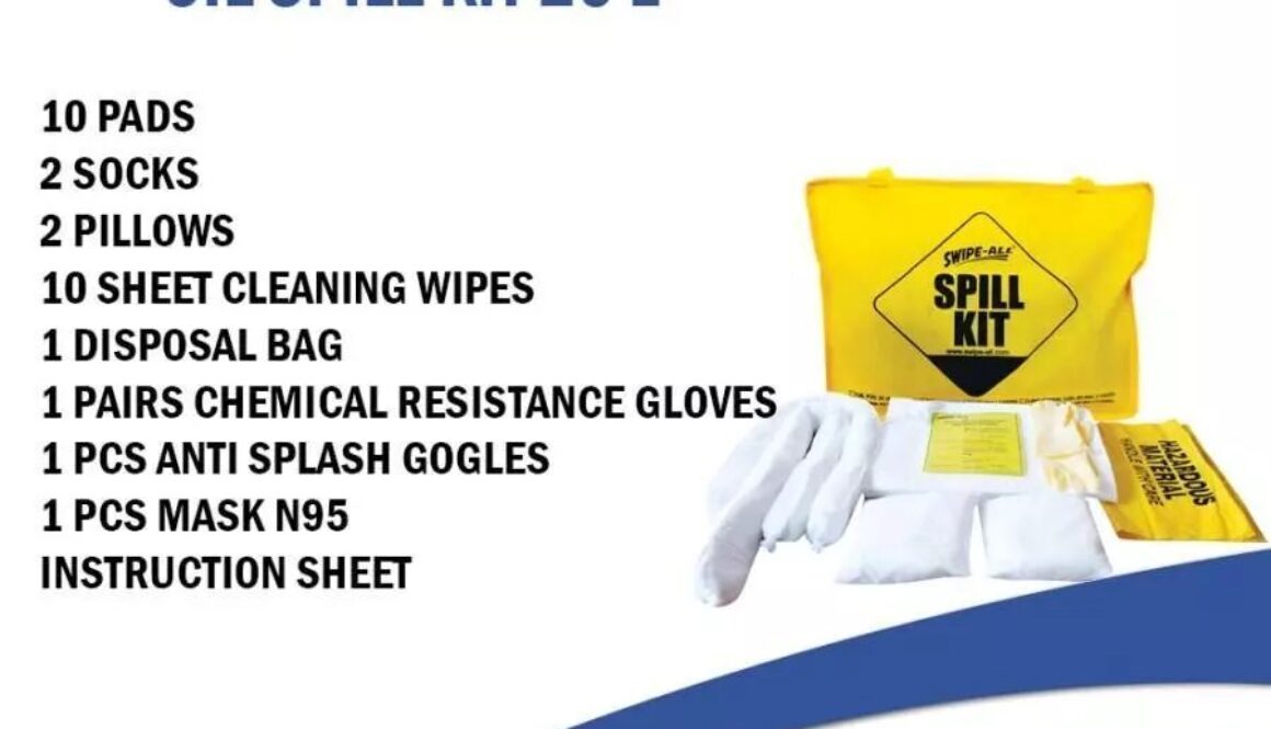 Oil Spill Kit 20 Liter Swipe-All P20 Penyerap Tumpahan Oli minyak