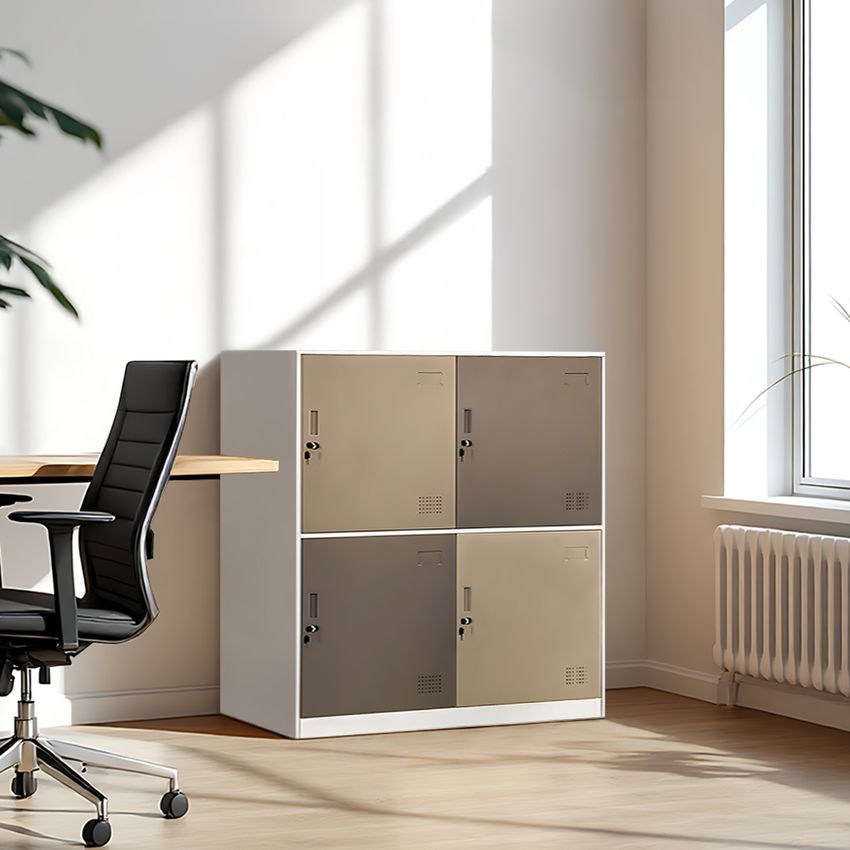 Loker 4 Pintu Cokelat Masterspace Sl-a4