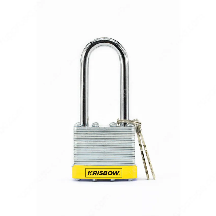 Krisbow Gembok Laminasi Long Shackle Silver
