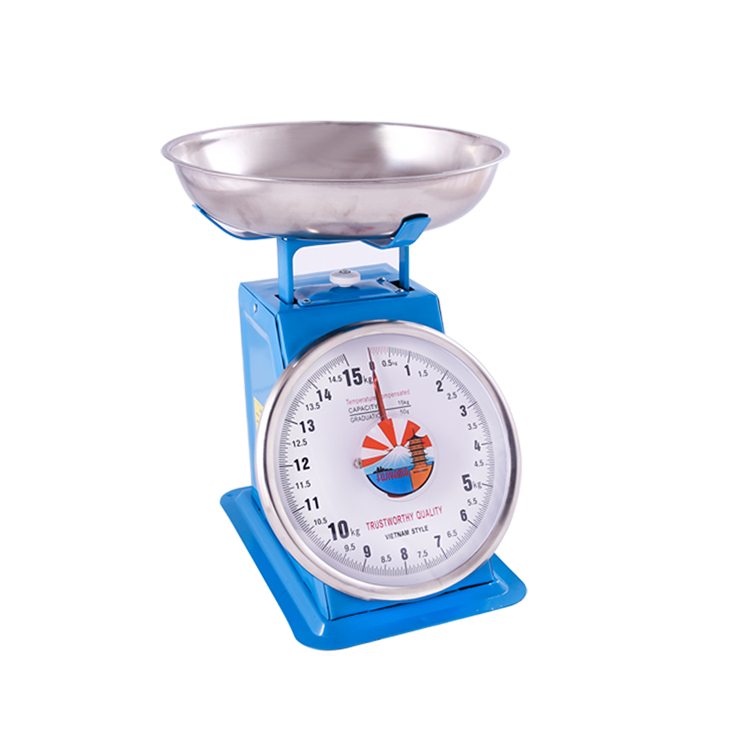 Timbangan Analog Spring Dial Scale Bawl Pan 15 kg Fujiyama FDS-15B