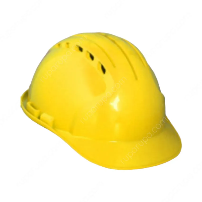 Helm Keselamatan Kerja Front Brim Ecm Hdpe Kuning Krisbow
