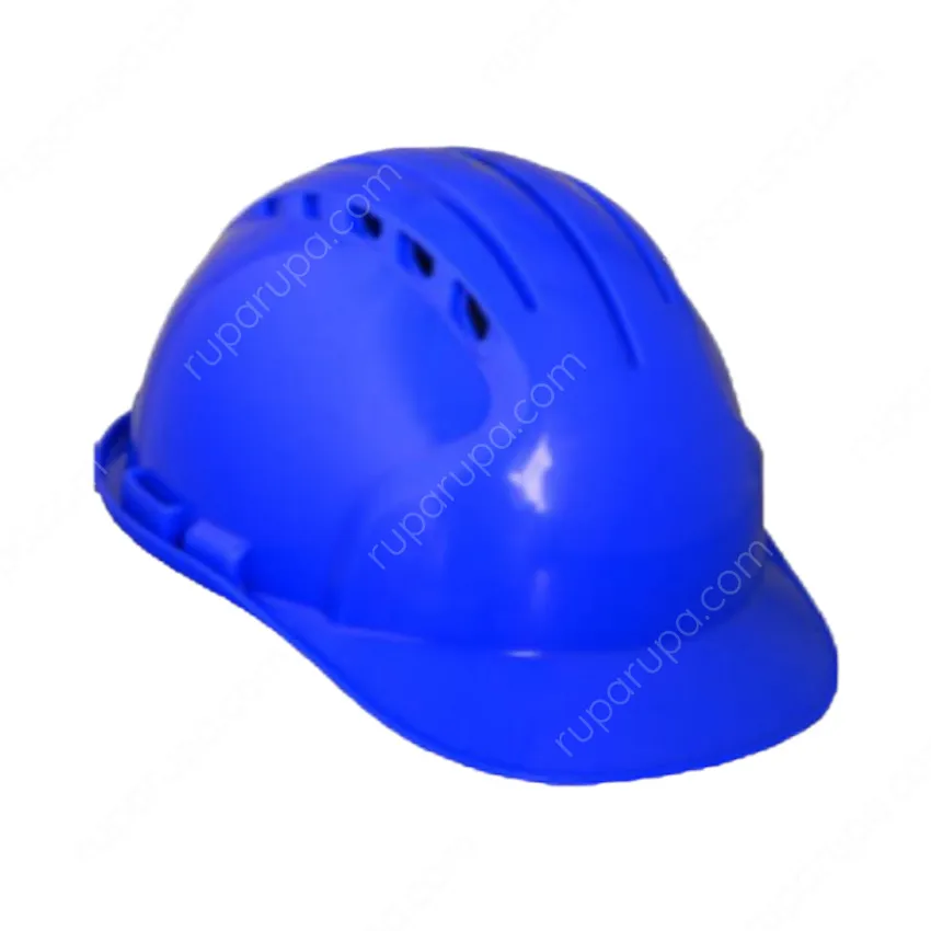 Helm Keselamatan Kerja Front Brim Ecm Hdpe Biru Krisbow