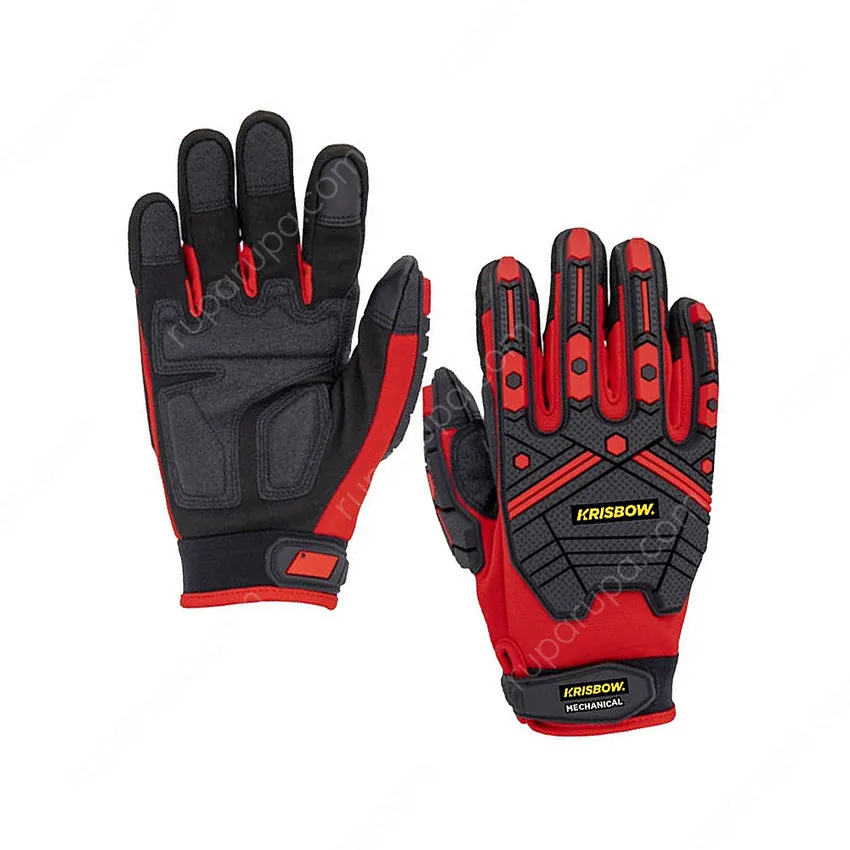 Sarung Tangan Pengaman Impact Mekanis Ukuran M Hitam/merah Krisbow Srsg516