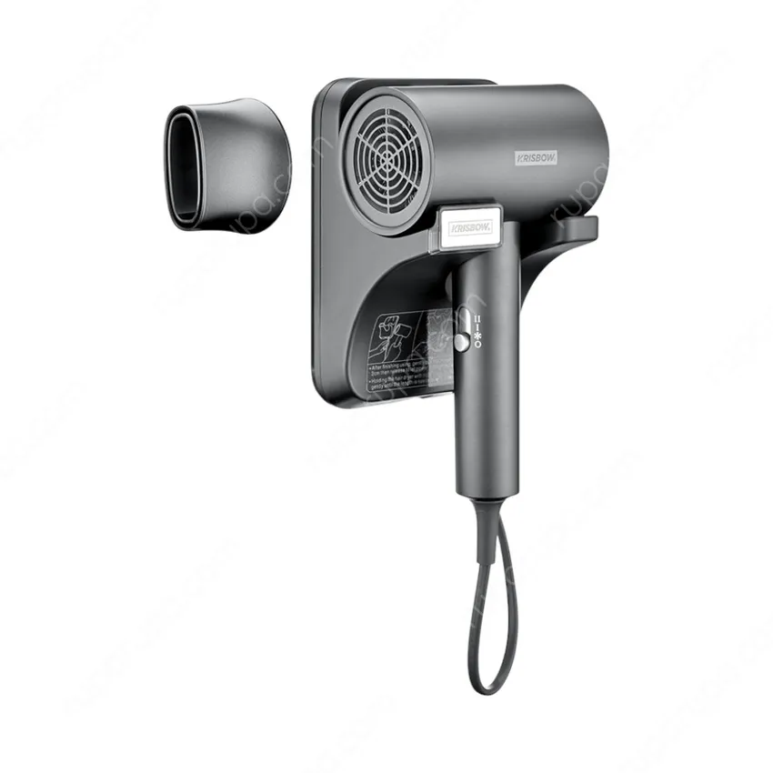 Hair Dryer Dinding 1800 Watt Hitam Krisbow