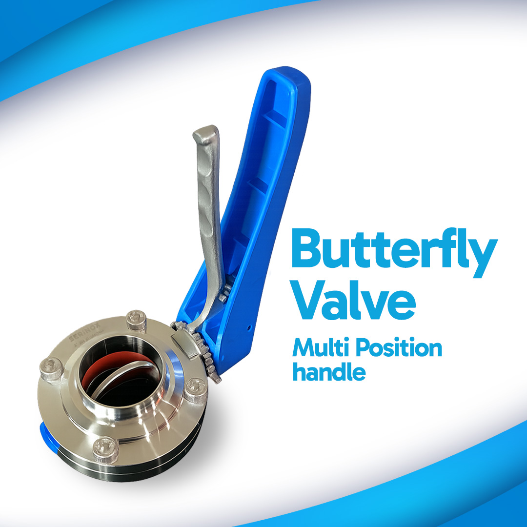 Butterfly Valve Welded End Sanitary 1PC Serinox