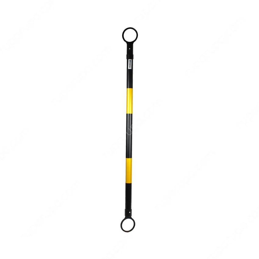 Cone Bar Retractable 1,3-2,15 M Hitam/kuning Krisbow
