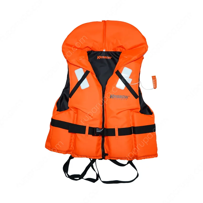10120306_1 Rompi Pelampung Dengan Leg Strap & Peluit Ukuran Xl Krisbow