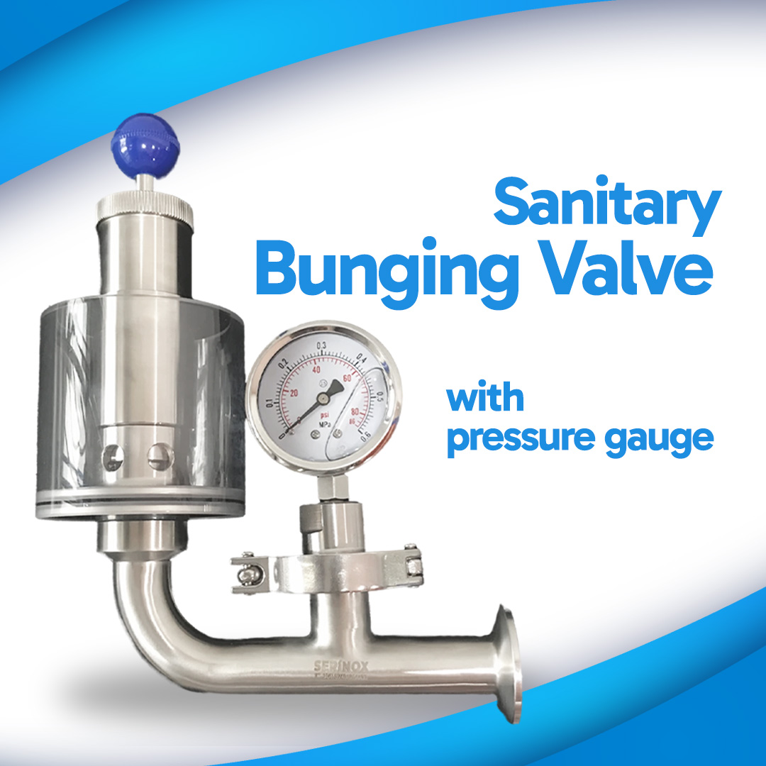 Bunging Valve With Pressure Release Valve Serinox