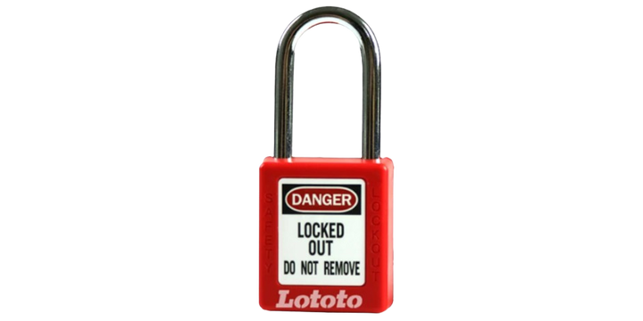 Safety Padlock Keyed Alike Shackle Length 38 Mm Lototo L410KARED