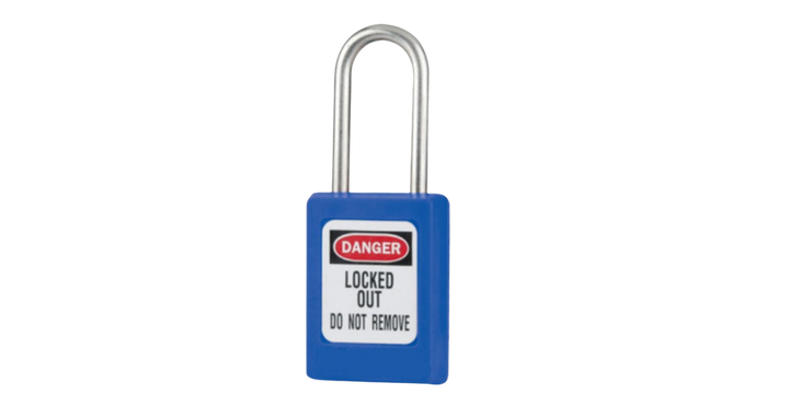 Keyed Differ Charting System Safety Padlock Shackle Length 38 Mm Lototo LS31BLU