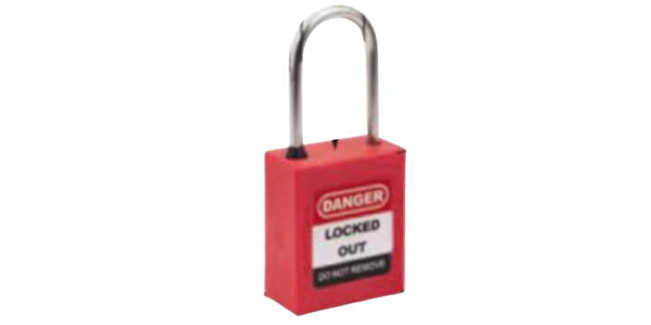 Keyed Differ Charting System Safety Padlock Shackle Length 38 Mm Lototo LS31RED