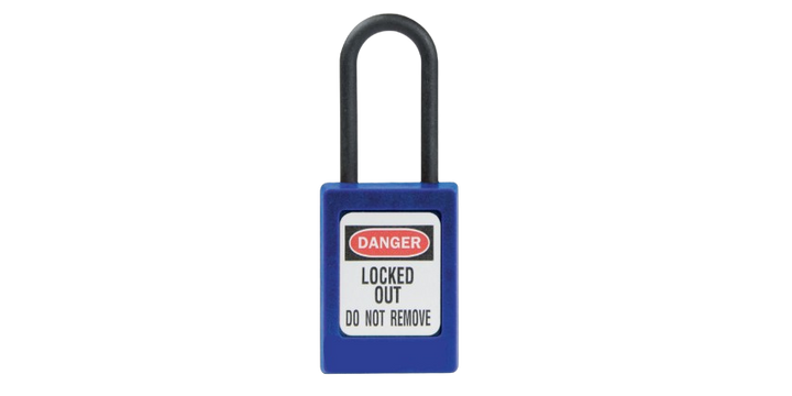 Keyed Differ Charting System Safety Padlock Shackle Length 38 Mm Lototo LS32BLU