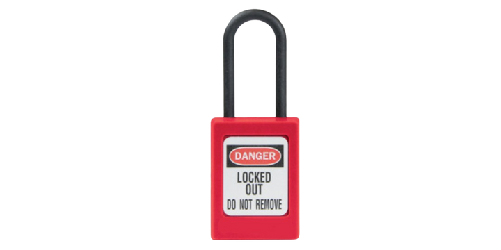 Keyed Differ Charting System Safety Padlock Shackle Length 38 Mm Lototo LS32RED