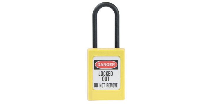 Lototo LS32YLW Keyed Differ Charting System Safety Padlock Shackle Length 38 Mm