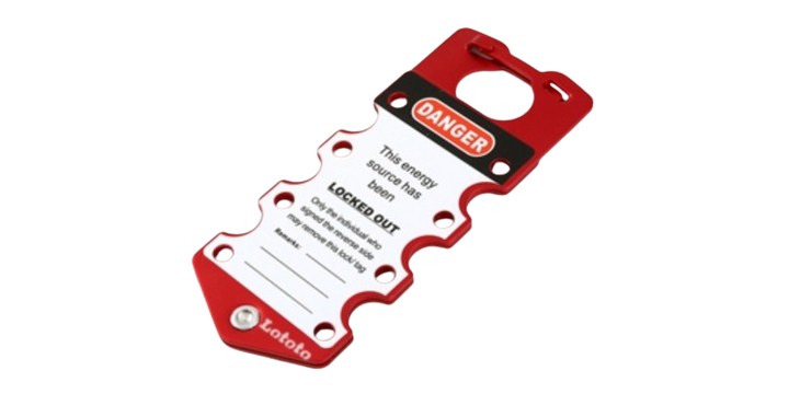 Safety Lockout Tagout Labeled Snap-On-Hasp Lototo L427