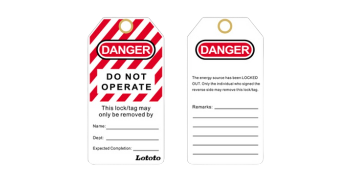 Safety Tags Lototo L497A ENG