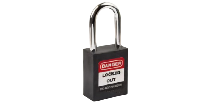 Safety Padlock Keyed Alike Shackle Length 38 Mm Lototo L410KABLK