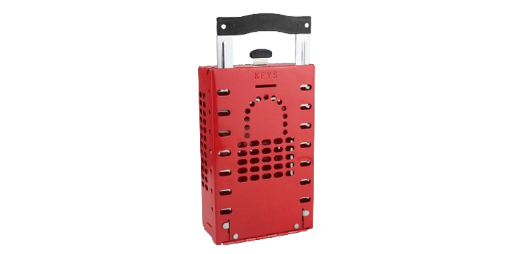 Safety Lockout Tagout Portable Group Lock Box Lototo L503RED
