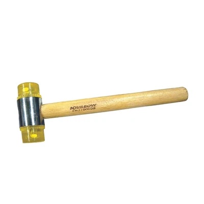 Palu Plastik Dengan Handle Kayu Kuning 2.5 cm Krisbow
