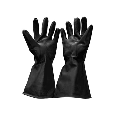 KW1000420_1 Sarung Tangan Chemical Latex All Size Hitam Krisbow KW1000420